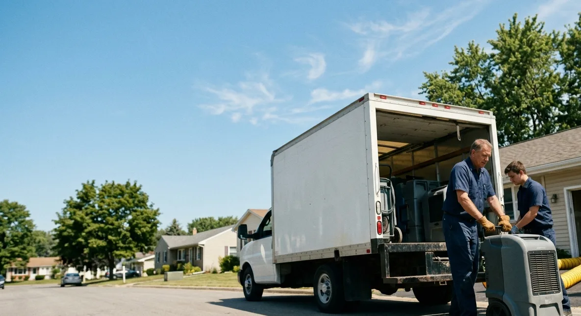 Water Damage Cleanup in Martinsville, IN near me